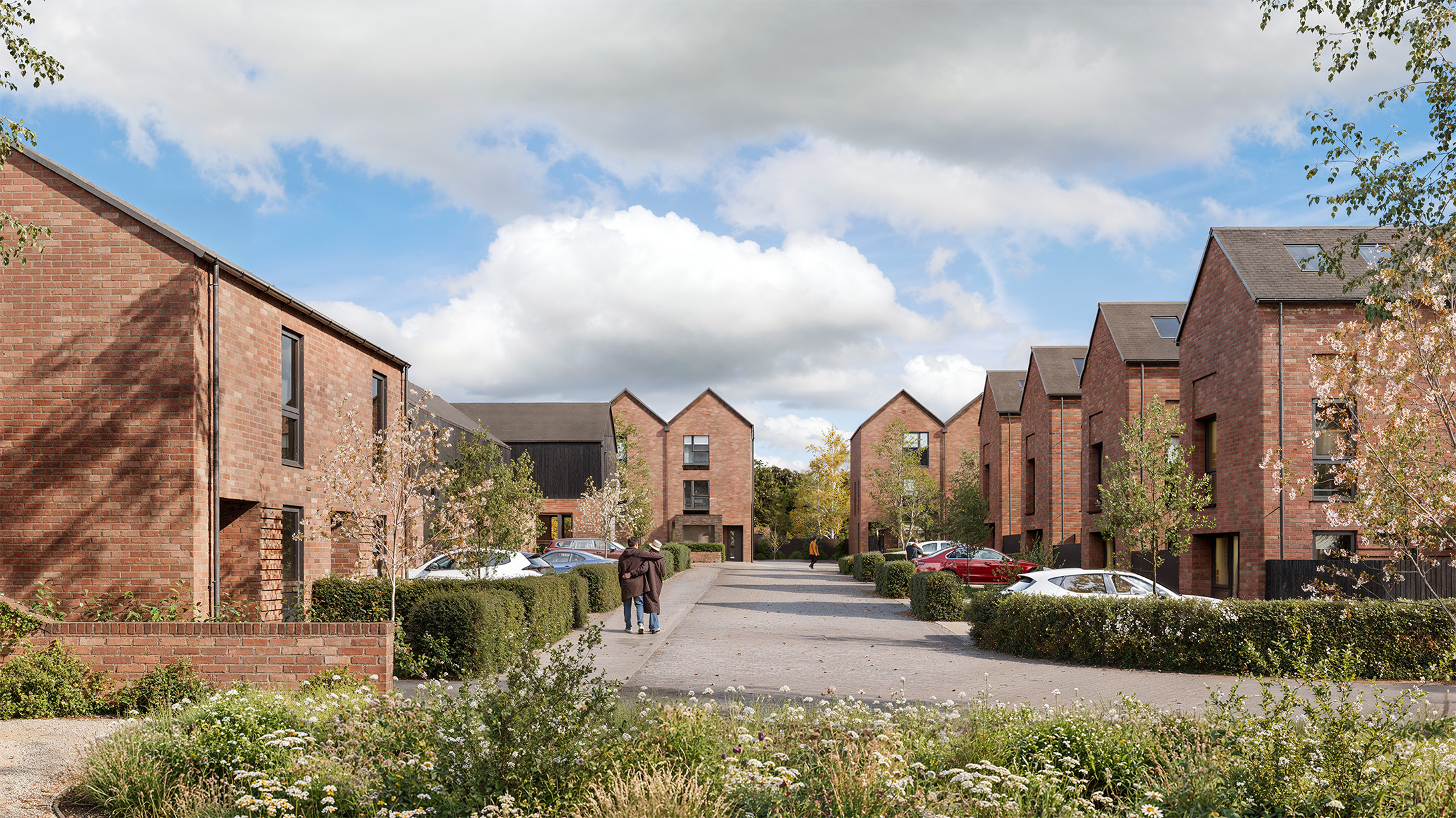 Halsnead Farm residential development by DK Architects